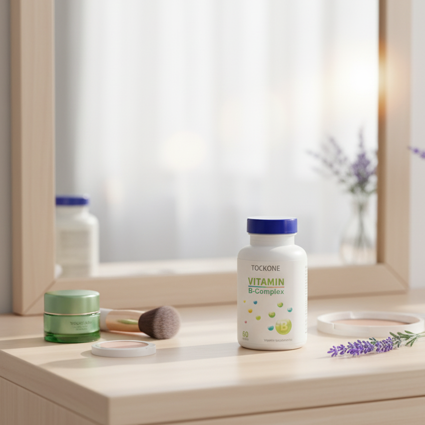 TOCKONE Vitamin Supplements Vitamin B Supplement to Support Neurological Health Cardiovascular Health