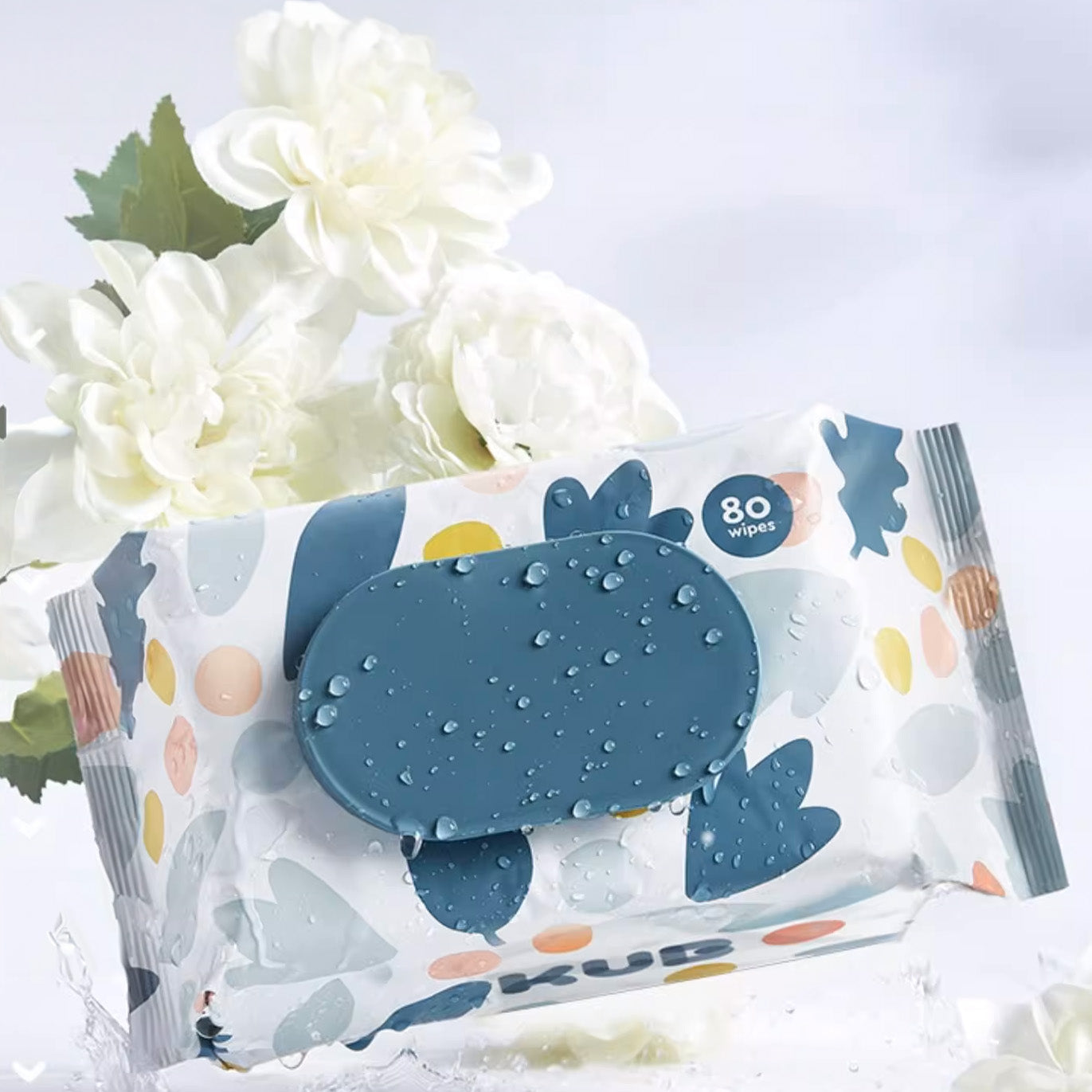 KUB Textured Wet Wipes with Botanicals Jojoba Oil AB Side Design 12-Stage Purification Super Safe